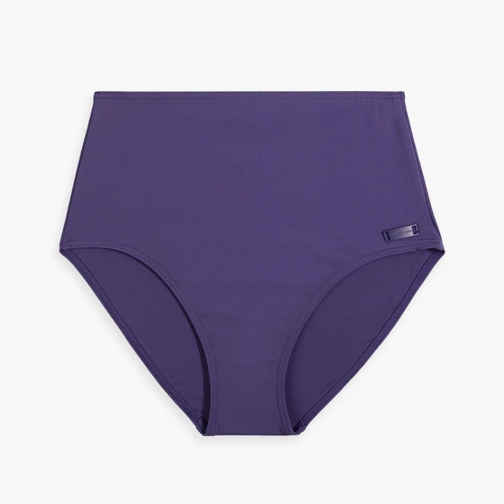 NWT Zimmermann Separates Sculpt High Waist Pant Bikini Bottoms Navy 6 - Picture 2 of 5